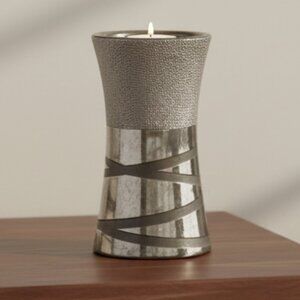 BOWRING Candle Holder Silver Home Accent Decor Accessories